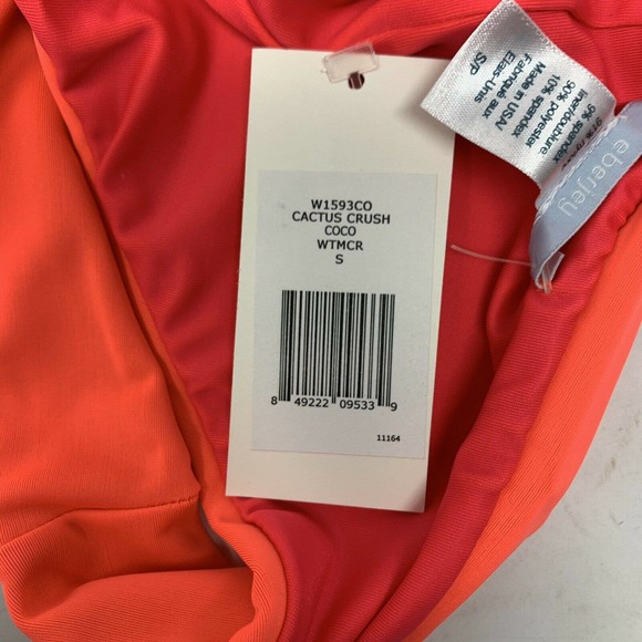 Eberjey Cactus Crush Coco Watermelon Bikini Bottom New Size Small - Picture 4 of 6